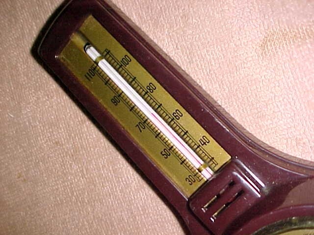 AIRGUIDE BAROMETER THERMOMETER - WALL MOUNT
