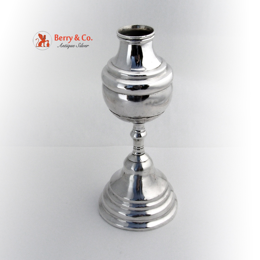 Mate Cup Spanish Colonial Silver 1750 Engraved Cup