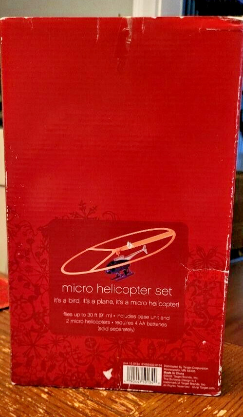 micro helicopter set target exclusive 2006