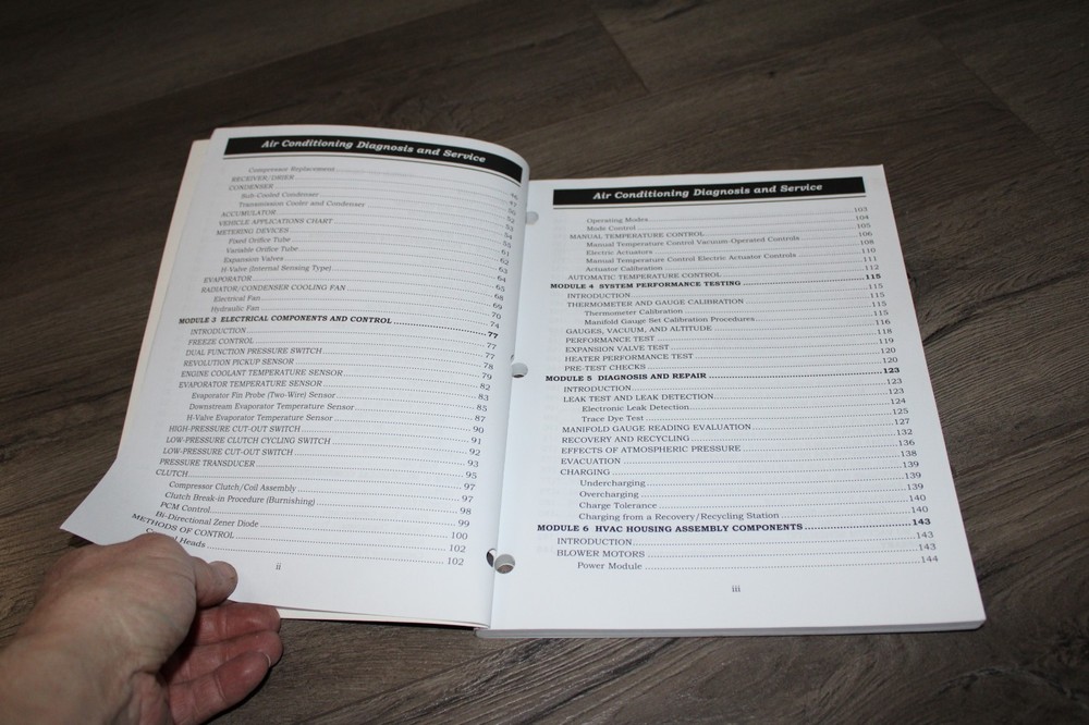 Mopar Air Conditioning Diagnosis & Service training student manual 2005