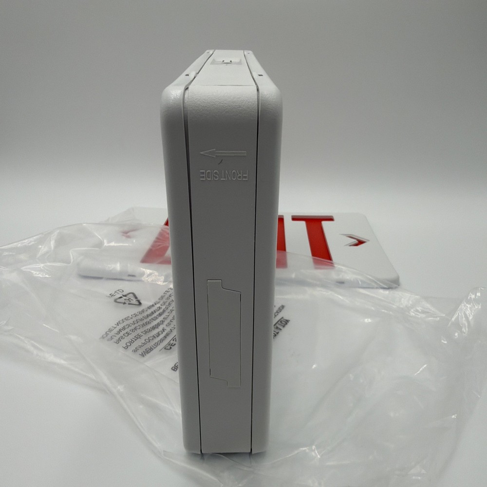 6 Pack LED Exit Sign Emergency Light Battery Backup 120/277V UL Red Double Face