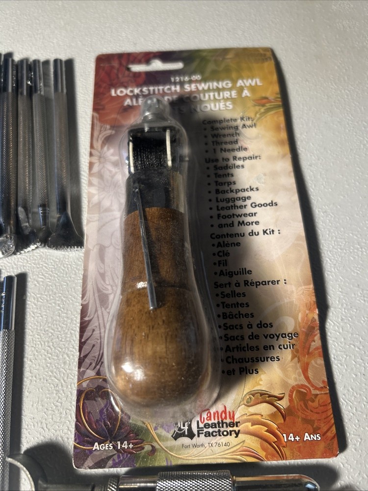 Vintage Leather Working Tools Craftool plus extras - 70 pcs total