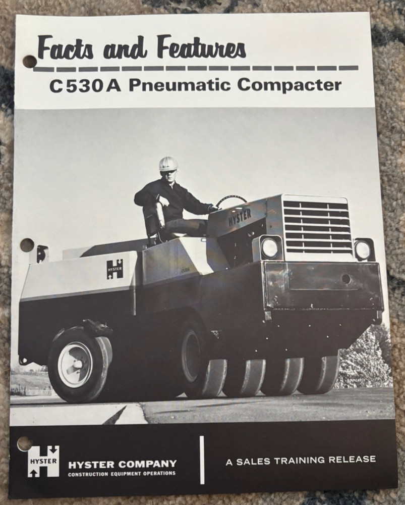 Hyster C530A Pneumatic Compacter Brochure AMIL25