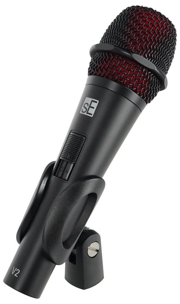 Se Electronics V2 SWITCH QTR Dynamic Microphone Handheld Mic w/XLR-1/4” TS Cable