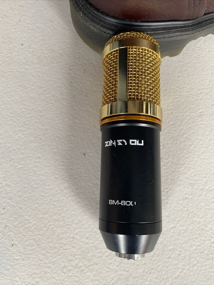 Zingyou BM-800 Condenser Microphone - Black/Gold