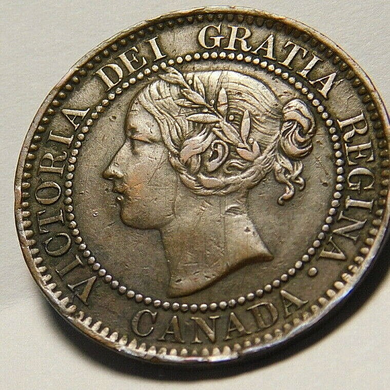 Canada 1859 One Cent Excellent Dtails 61-639