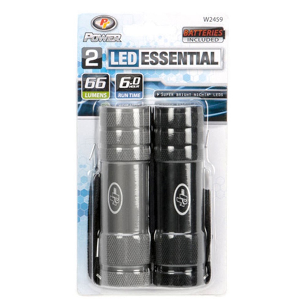 Performance Tool 2 Piece Led Pocket Flashlight 55 Lumens W2459