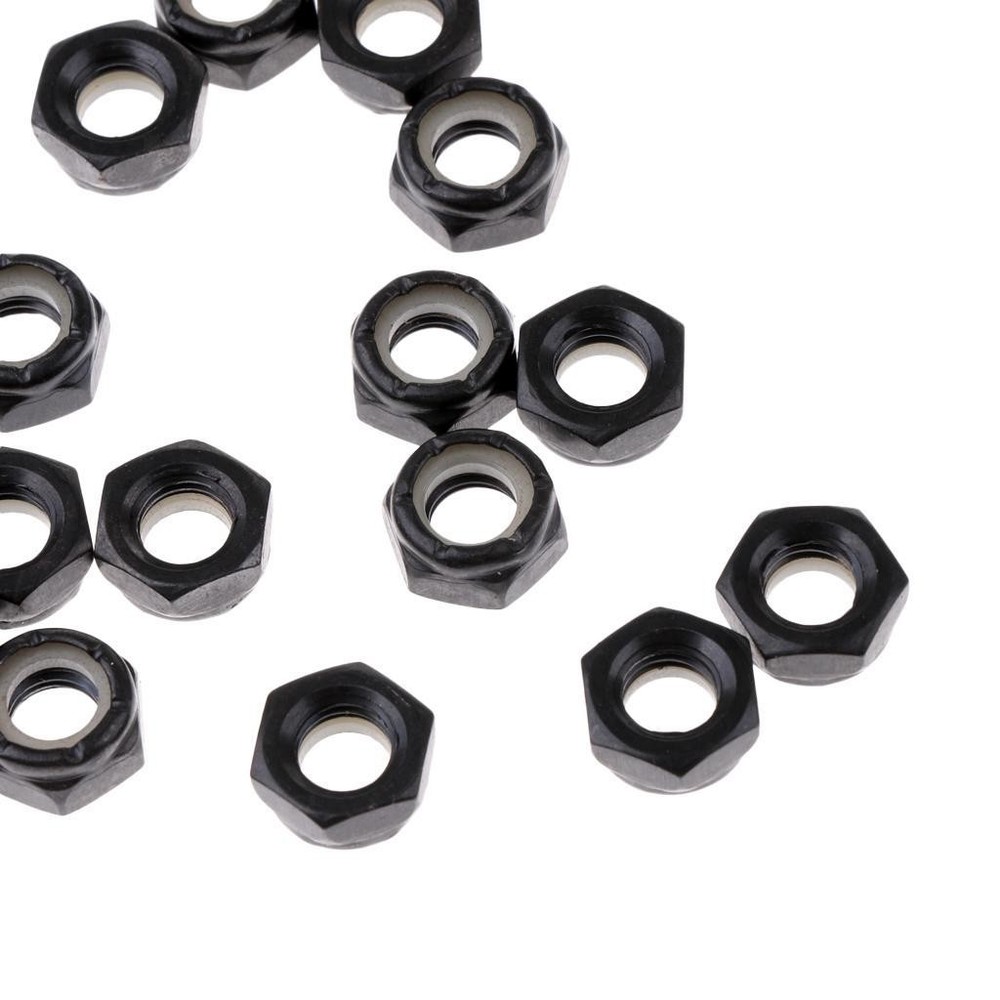 40PCS Axle Nuts, Nuts, for Skateboard Longboard