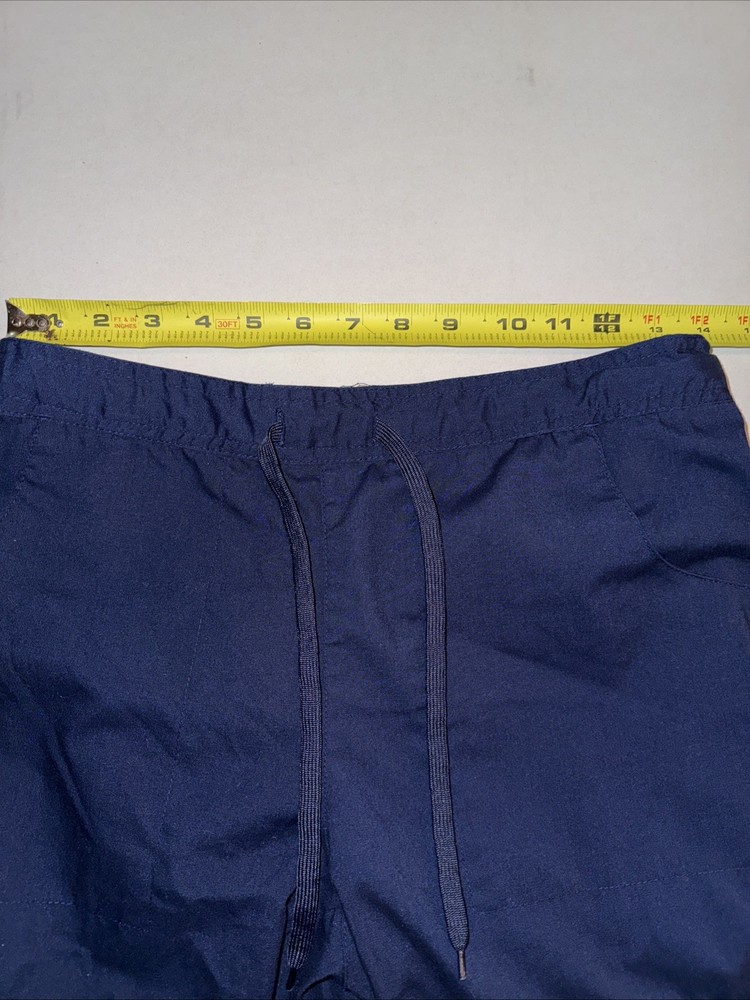 MedGear Scrub Pants Women's Small Blue Elastic Drawstring