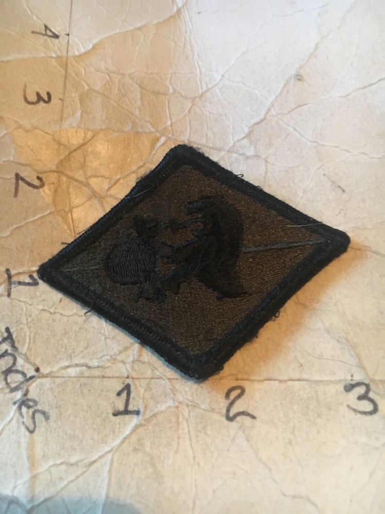US Army 266th Finance Command m/e subdued patch 10/9/25
