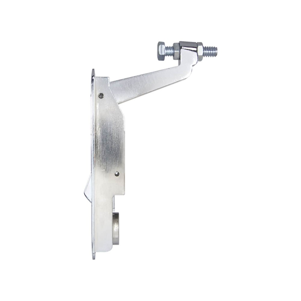 Global Link Pivot Latch, Long Body, Long Arm, Non-Locking, Polished Chrome
