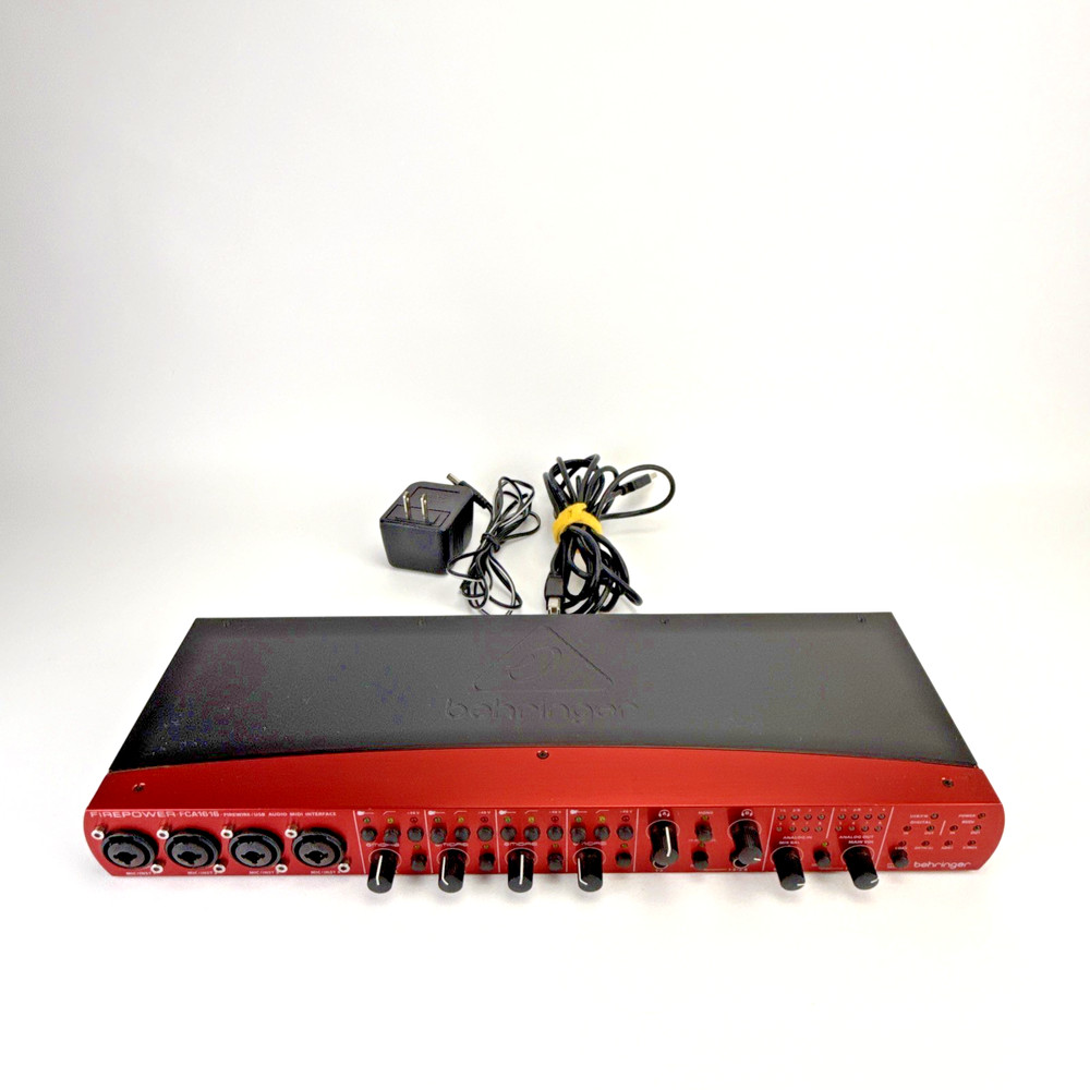 Behringer FCA1616  FireWire/USB Audio/ADAT/MIDI Interface with Cables
