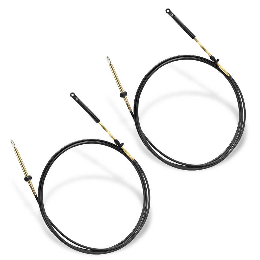 0173114 Throttle Shift Remote Control Cable 2pcs for Johnson Evinrude OMC & BRP