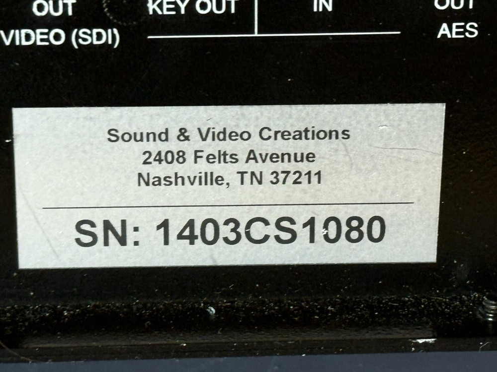 ChyronHego ClickEffects BackDraft SDI Digital Sign Controller / Broadcast Server