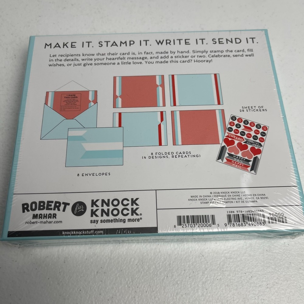 I Made This Card Stamp & Card Kit for DIY Crafts