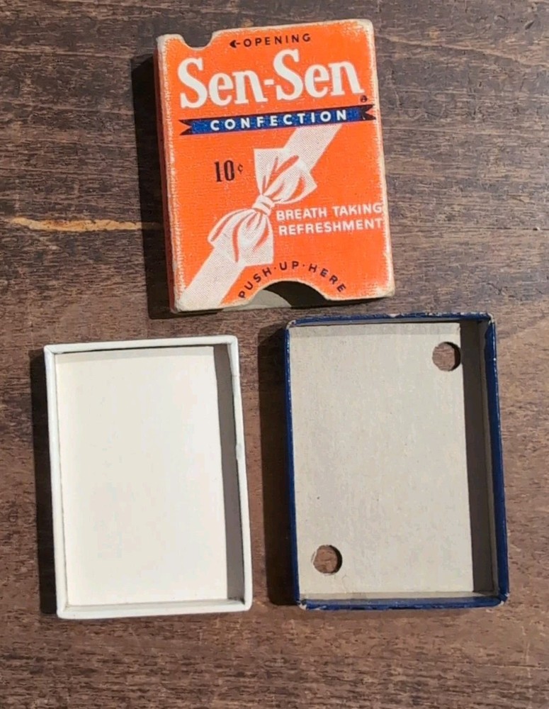 Sen-Sen Confection 10 Cent Candy Empty Box