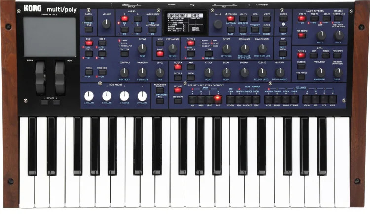 Korg Multi/Poly Analog Modeling Synthesizer