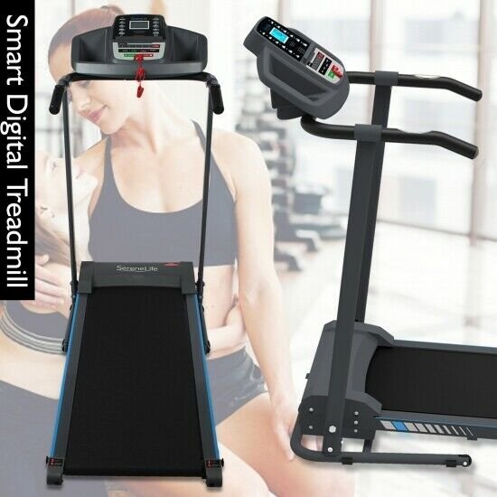 SereneLife SLFTRD20 Electric Folding Treadmill, Exercise Machine, Smart Compact