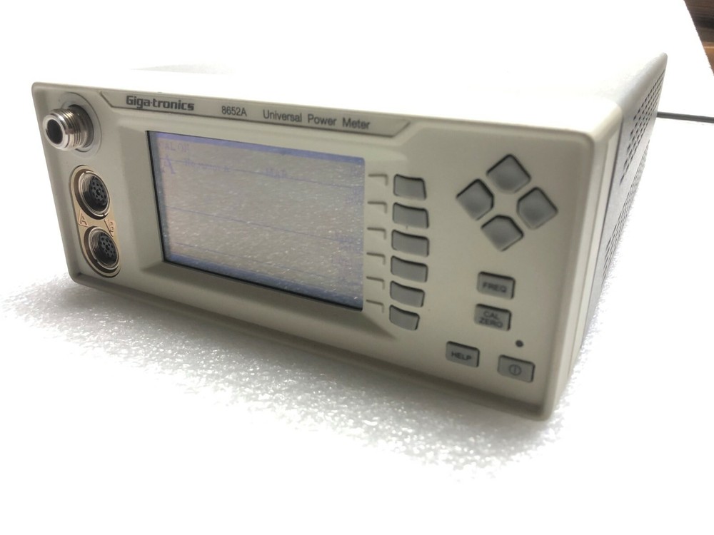 8652A GIGA-TRONICS UNIVERSAL POWER METER OPTION .12 CODE 25 as-is