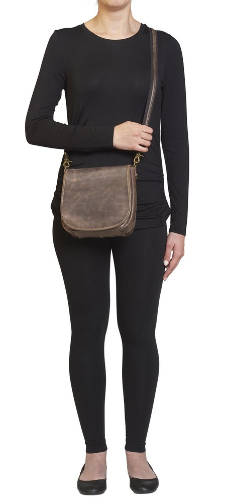 Simple Distressed Buffalo Pouch