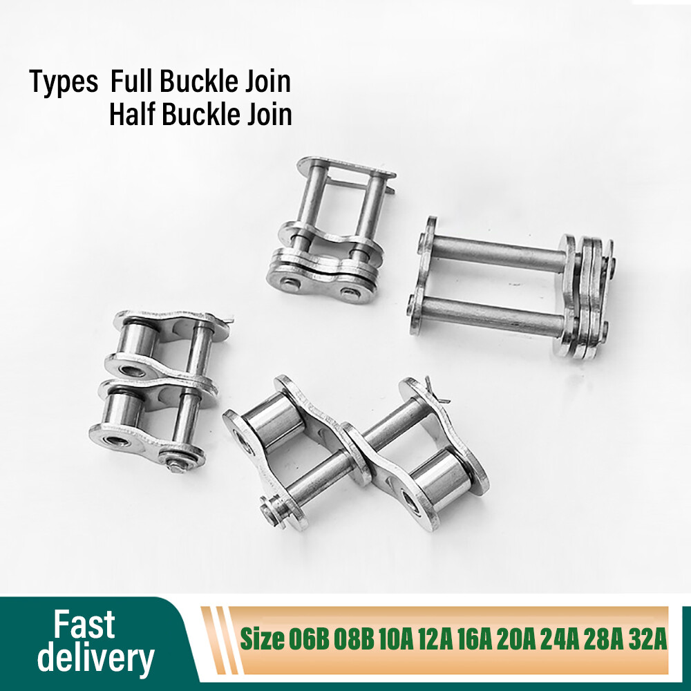 06B - 32A Simplex/Duplex Roller Chains Full/Half Connecting Links Pitch 1/4"-2"