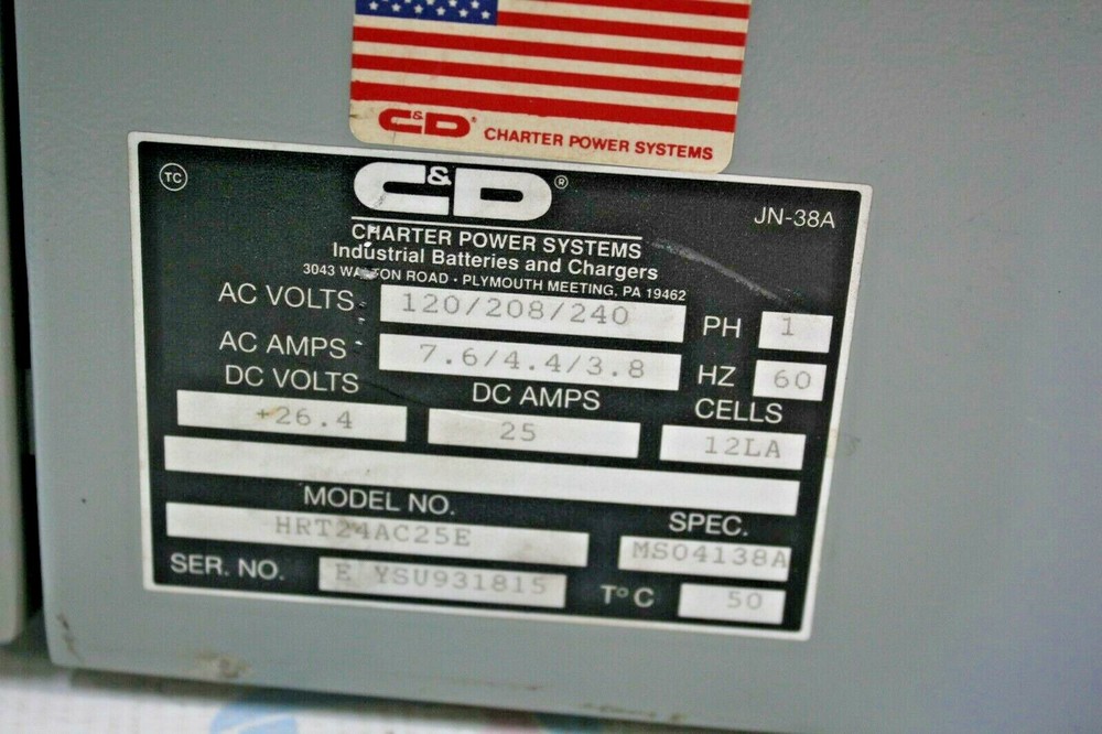  C&D Technologies HRT24AC25E Ferroresonant Telecom Model Rectifier