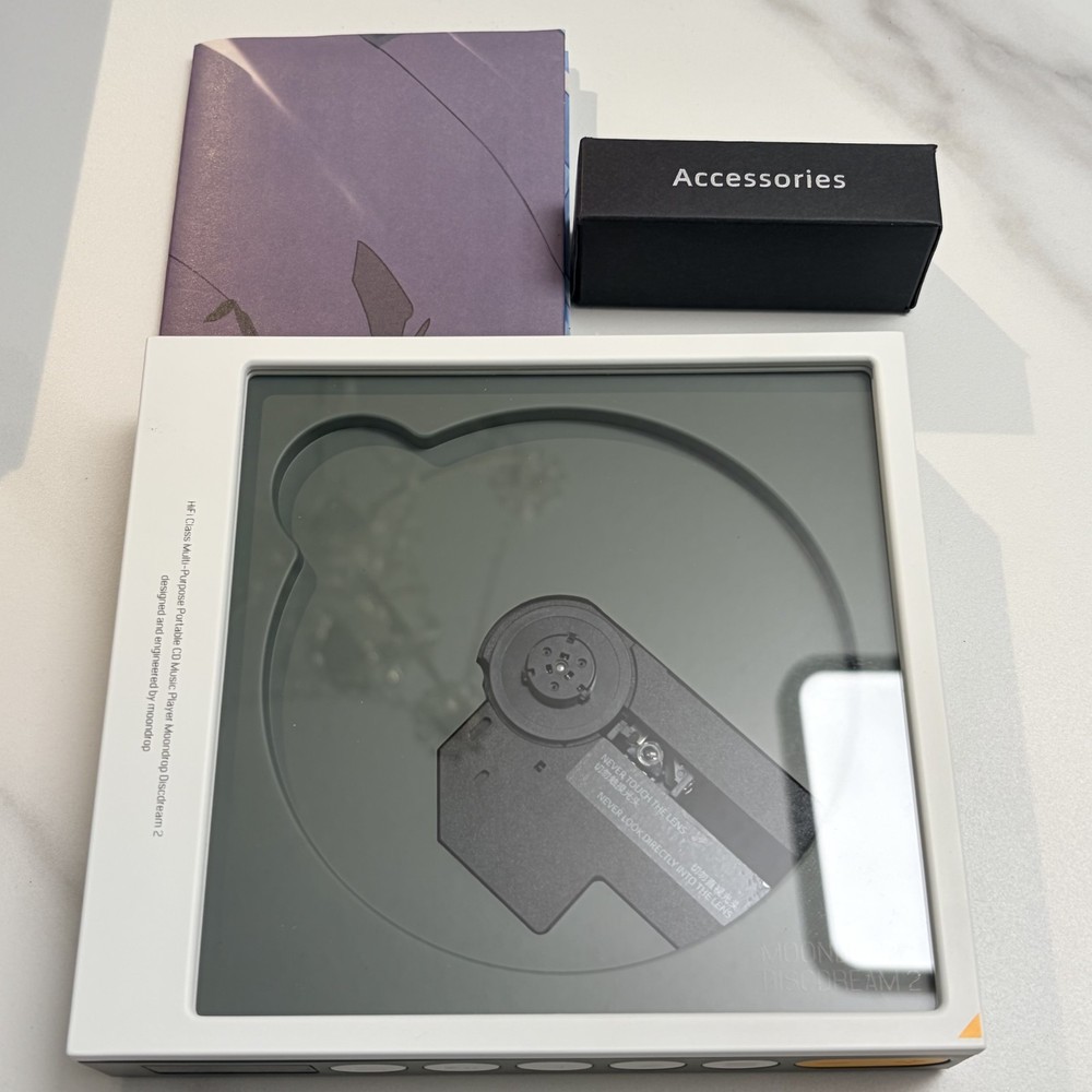 MOONDROP DISCDREAM 2 Portable CD Player USB Desktop Sound Card Function Optical