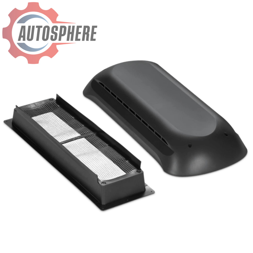 Dometic 3311236.024 RV Refrigerator Roof Vent Cover Black for Camper/Trailer