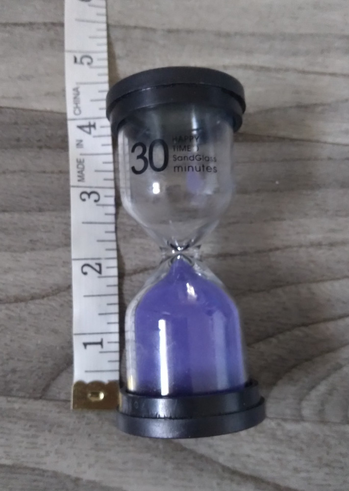 Purple Sand Glass Timer 30 minutes