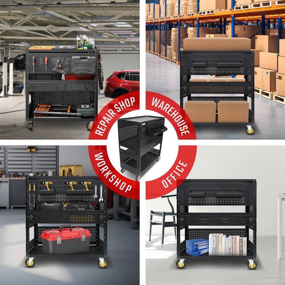 Detachable Utility Cart Storage Tool Cart