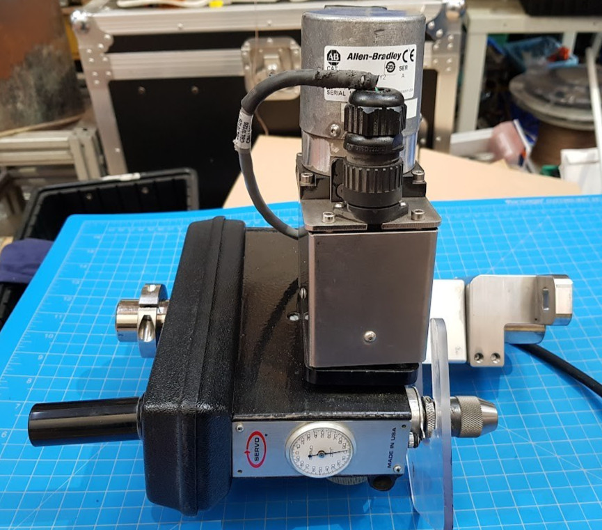 Servo Products Company Model 7000 Drill Press Head W/ Allen-Bradley Encoder