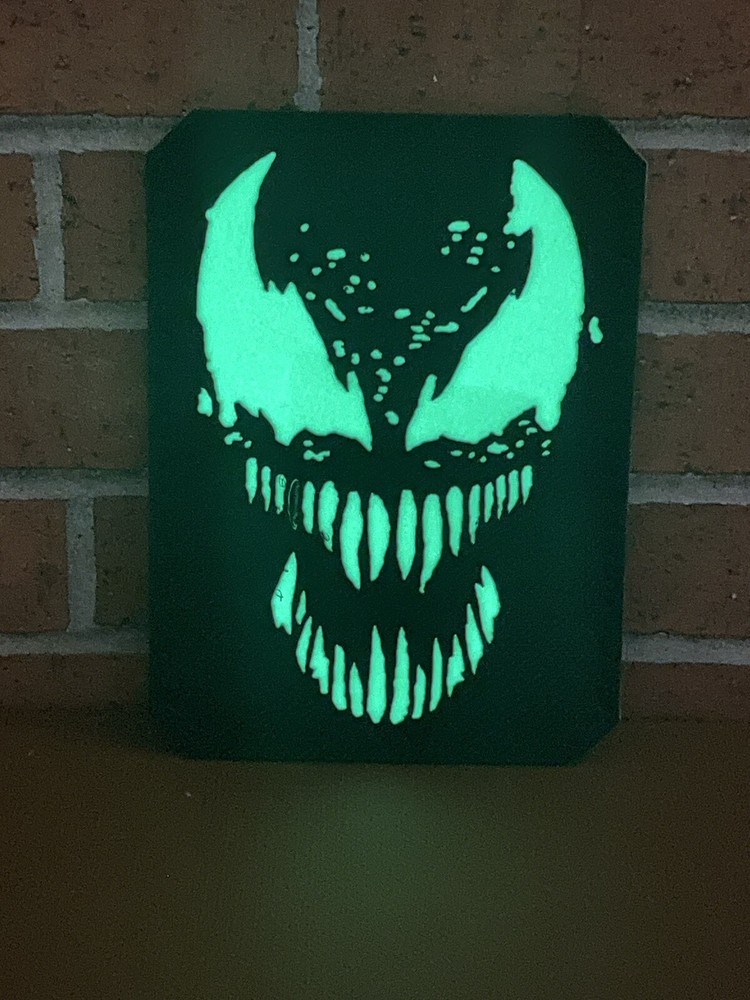 Tactical Patch - Venom Patch - Glow in Dark Morale Venom Patch - Hook & Loop