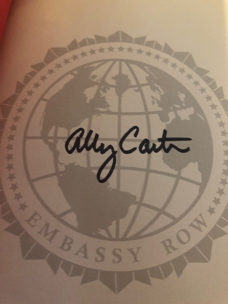 All Fall Down Signed By Ally Carter Book