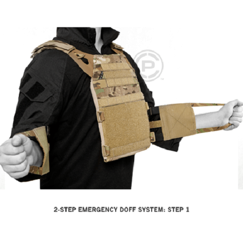 Crye Precision JPC 2.0 Vest - Swimmer Cut - Coyote - Medium