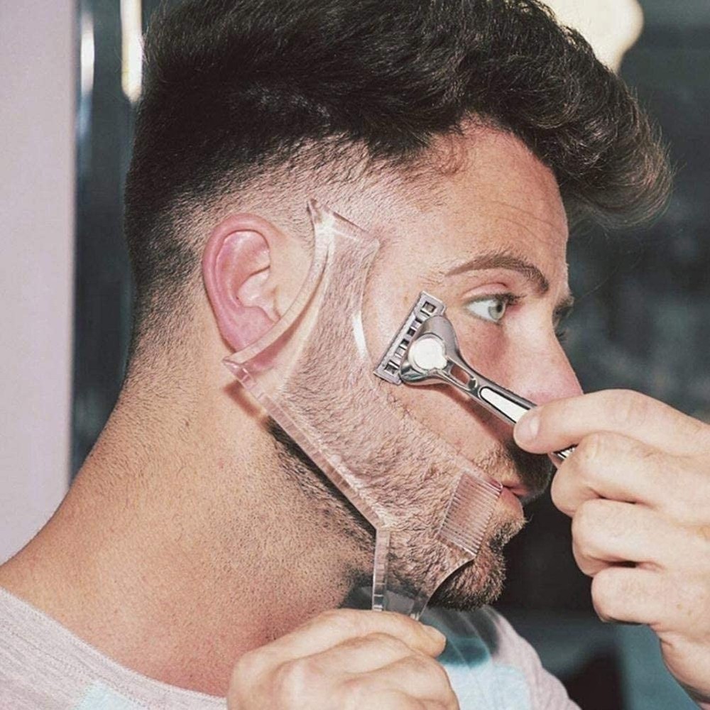 Men’s Beard Styling and Shaping Tool with Comb for Precise Edging NEW