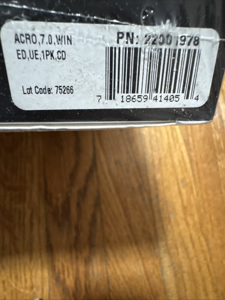 Adobe Acrobat 7.0 Standard Education Version Software