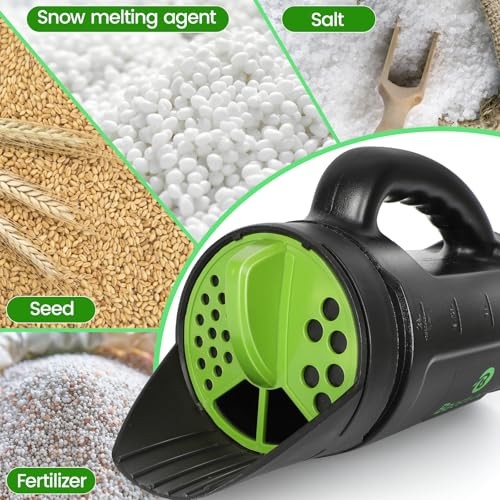 Hand Spreader Shaker, Multiple Adjustable Opening Sizes for All Purpose for