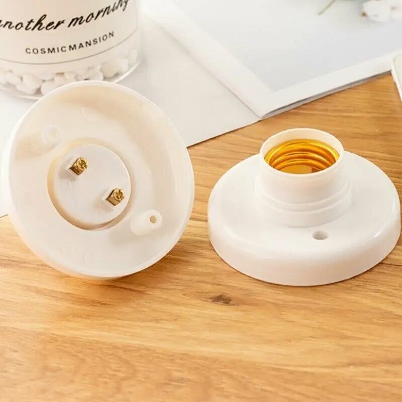 5/10/20PCS E27 Light Bulb Pendant Lamp Round Fixing Base Holder Screw Cap Socket