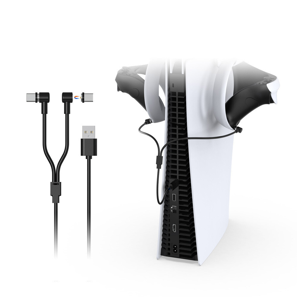Controllers Dual Charger Charging Cable for Switch/PS5/PS VR2/PS VR2 Accessories