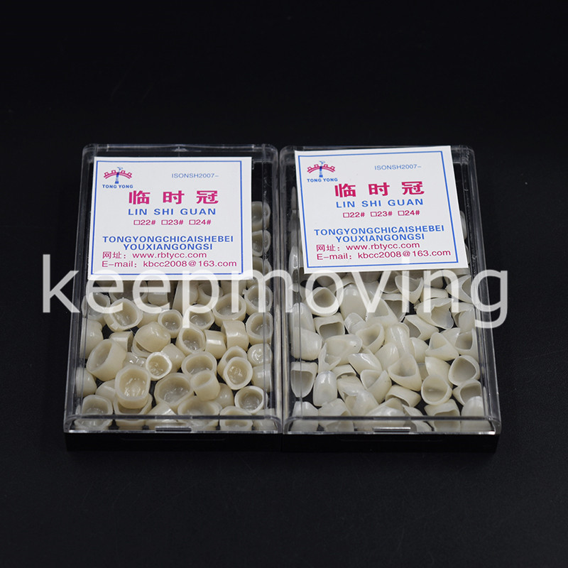 2 Packs Dental Temporary Crown Material for Anterior + Molar Teeth Veneers