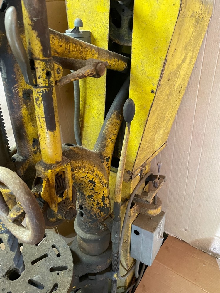 Barnes drill press Antique