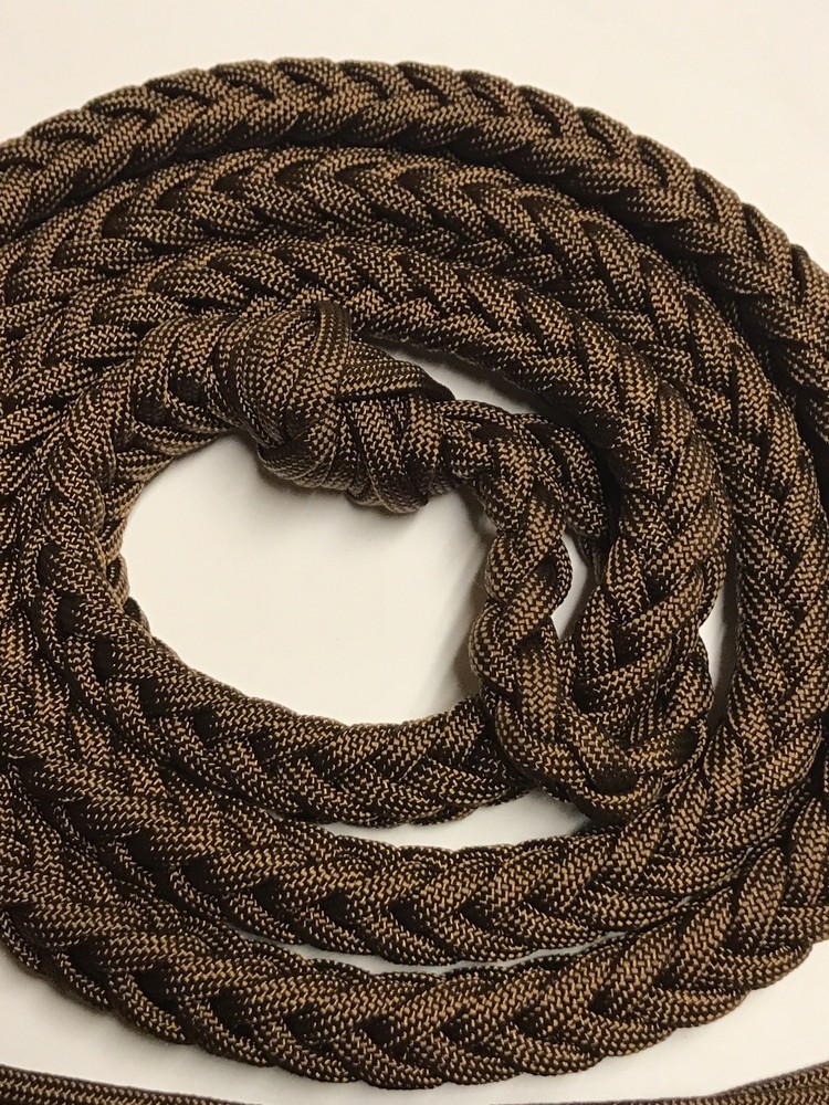 dark brown over and under Paracord whip