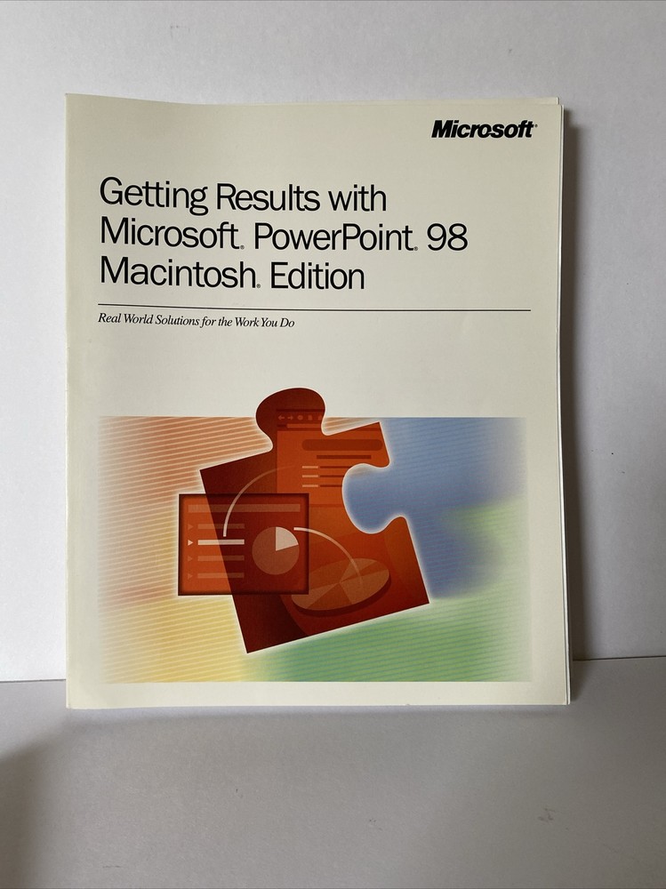 Microsoft Office 98 Gold Macintosh Edition Complete retail box