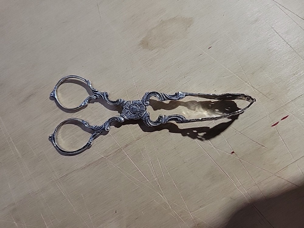 Antique Silver Spaghettis Clipper, .835 Silver