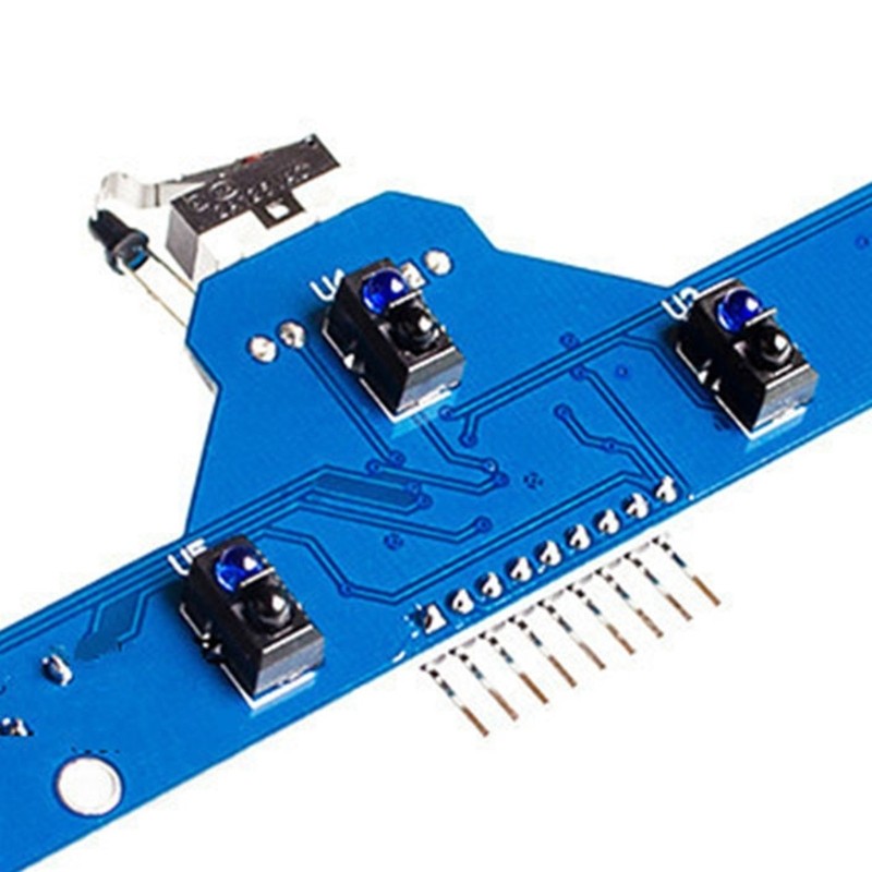5 Channel LED Indicator Equipped Line Trackings Module for Real Time