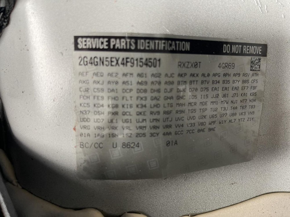 Passenger Right Sun Visor Fits 11-15 REGAL 970238