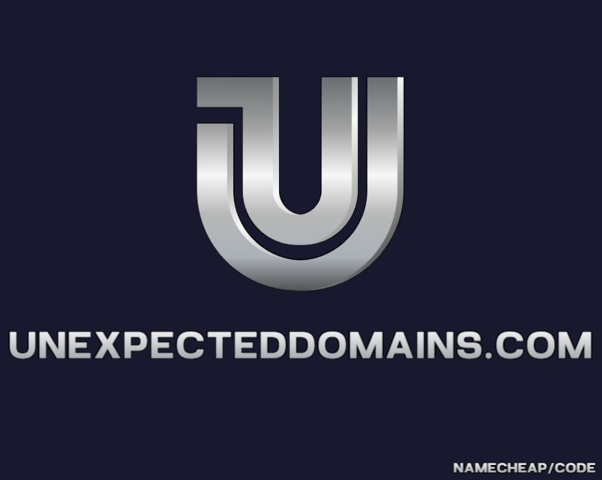 unexpecteddomains.com two word .com domain name namecheap/code