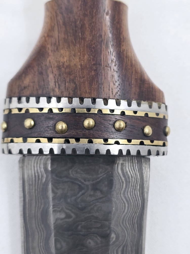 Damascus Scottish Dirk Dagger 12.5" Knife