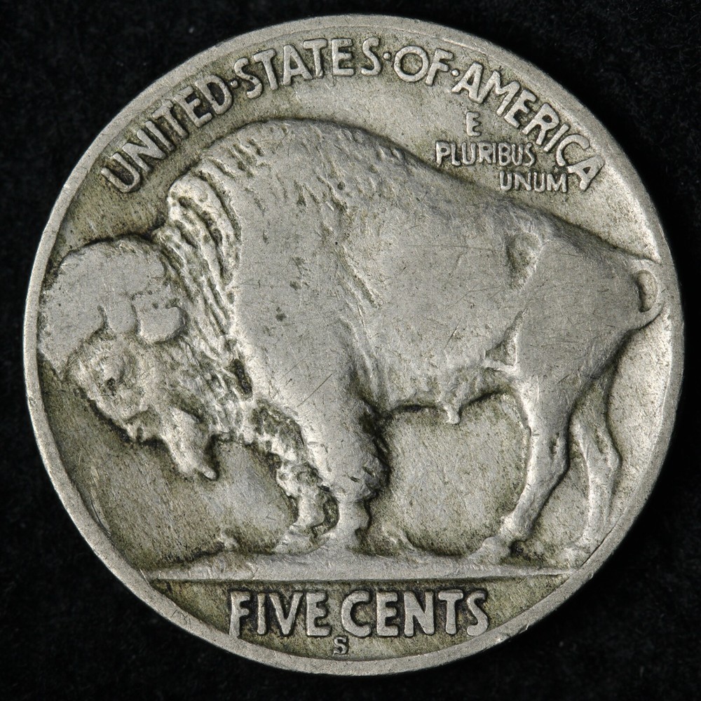 1925-S Buffalo Nickel CHOICE VF E168 RN