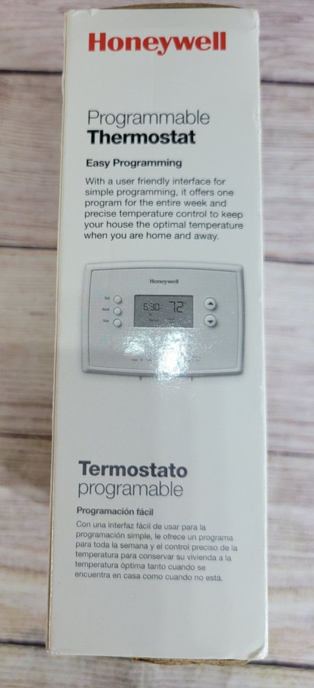 Honeywell 1-Week Programmable Thermostat (RTH221B1039) Open Box